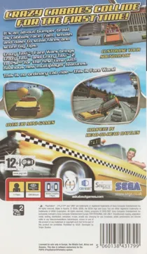 Crazy Taxi - Fare Wars (EU) box cover back